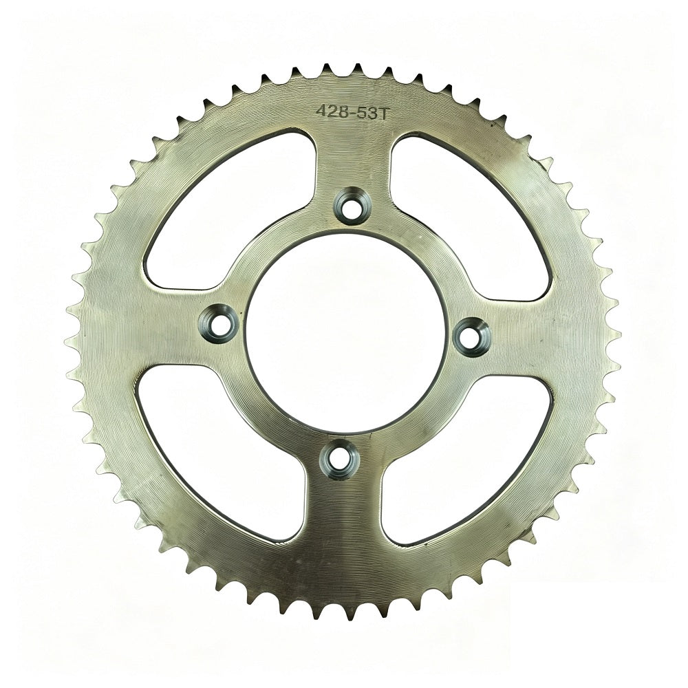 428 Chain 53T CNC Steel Rear Sprocket for Motorcycle | Motortt