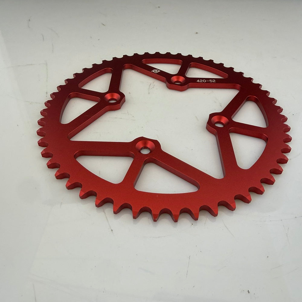 52T Aluminum Alloy Rear Sprocket (420 Chain)