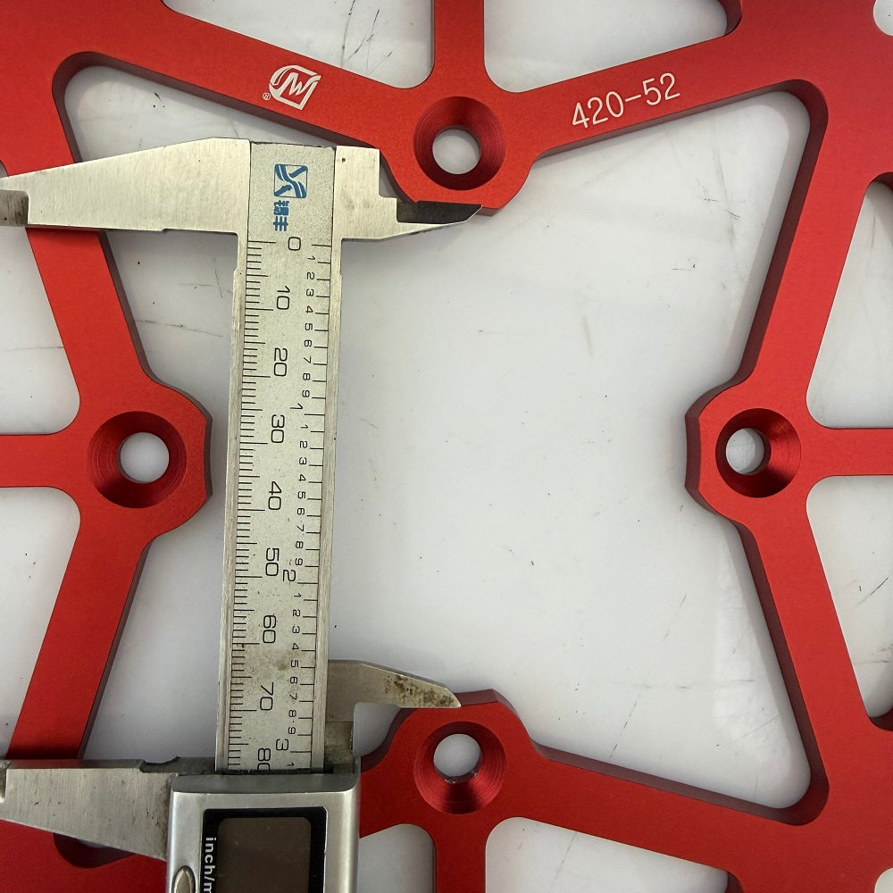 52T Aluminum Alloy Rear Sprocket (420 Chain)