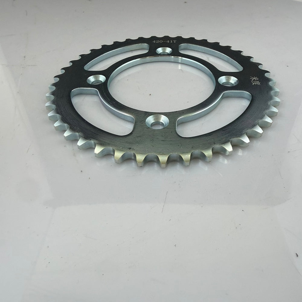 41T CNC Steel Rear Sprocket (420 Chain)