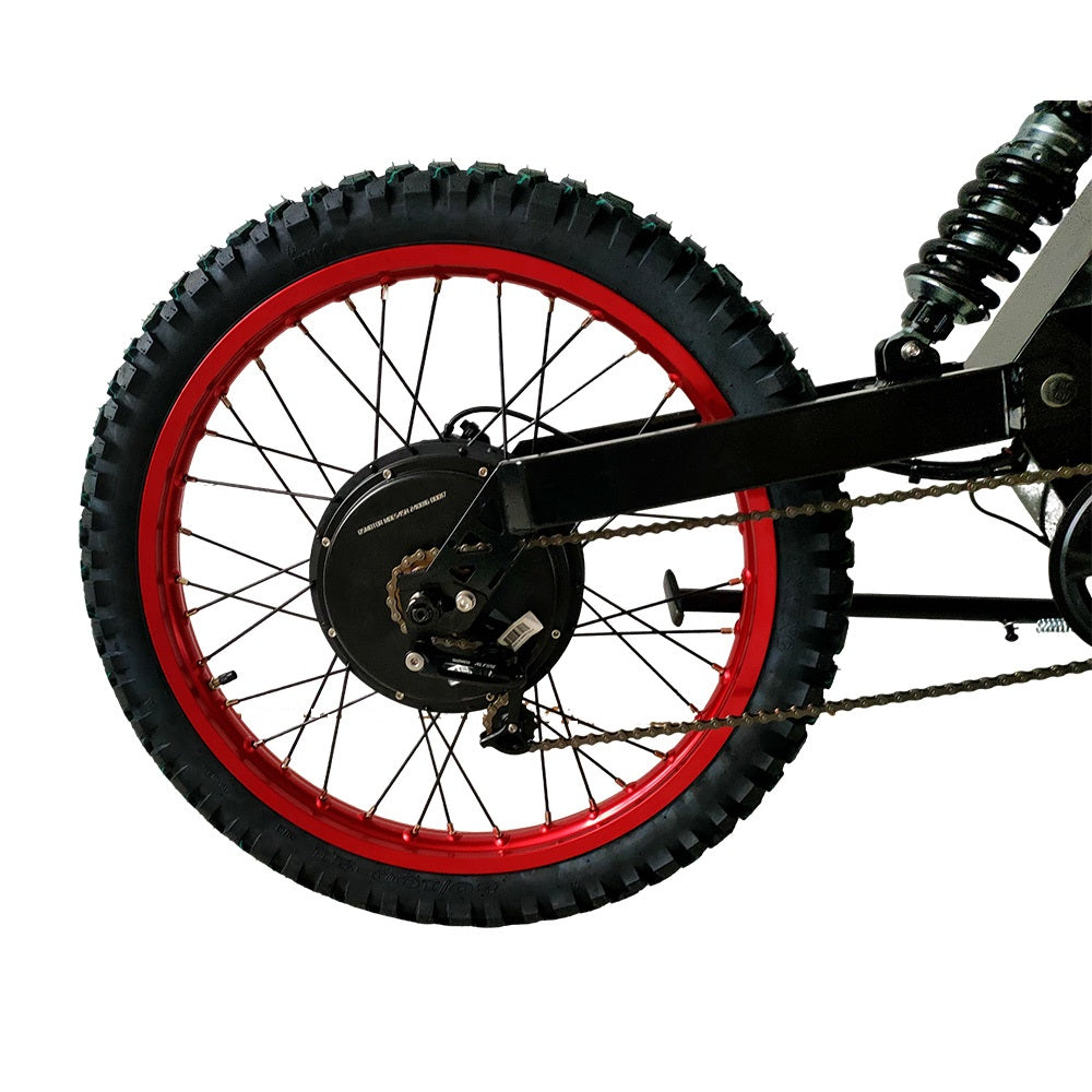 SS30 72V 5000W 40AH Electric Stealth Bomber Bike | 50 mph Pedal Assist Ebike