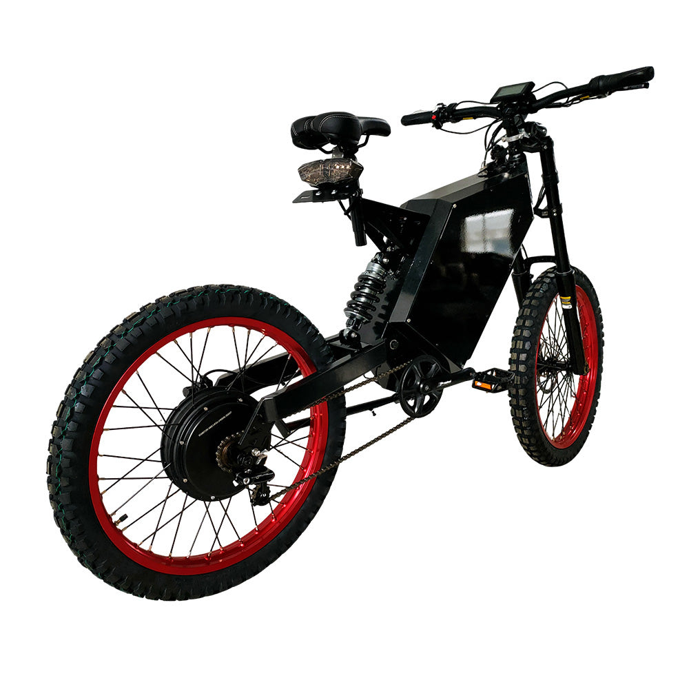 SS30 72V 5000W 40AH Electric Stealth Bomber Bike | 50 mph Pedal Assist Ebike