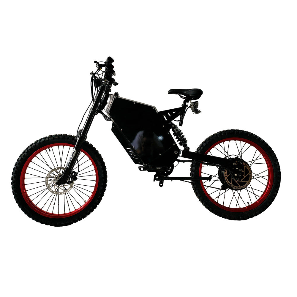 SS30 72V 5000W 40AH Electric Stealth Bomber Bike | 50 mph Pedal Assist Ebike