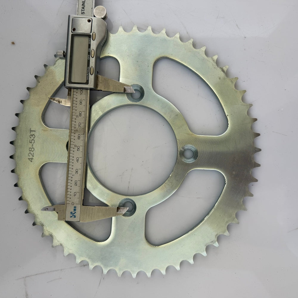428 Chain 53T CNC Steel Rear Sprocket for Motorcycle | Motortt