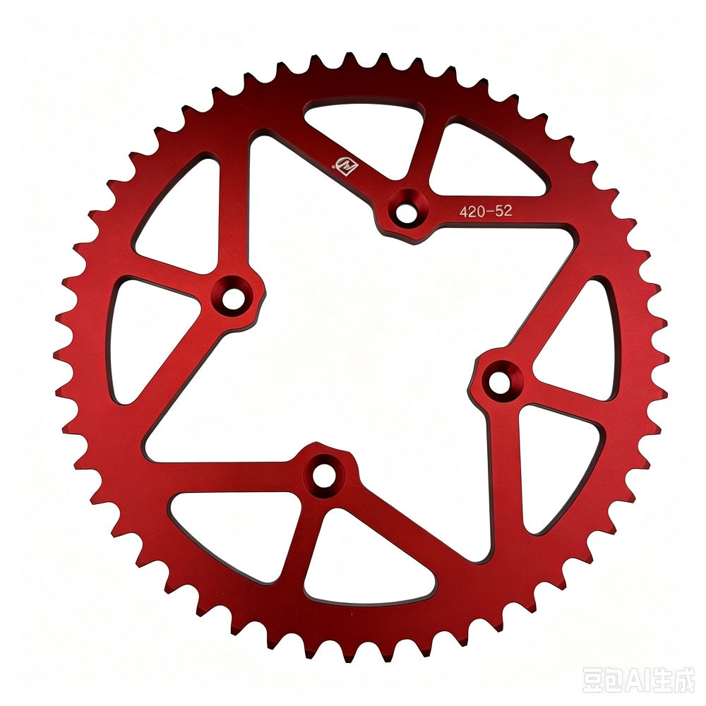 52T Aluminum Alloy Rear Sprocket (420 Chain)