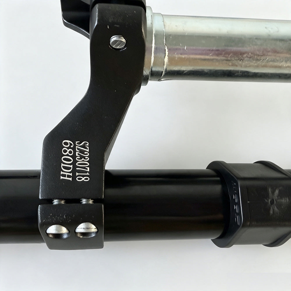 ZOOM 680DH Bike Front Fork 26/27.5/29 inch Dual Shoulder Downhill Oil Spring Soft-Hard Adjustment Alloy Crown Disc Brake